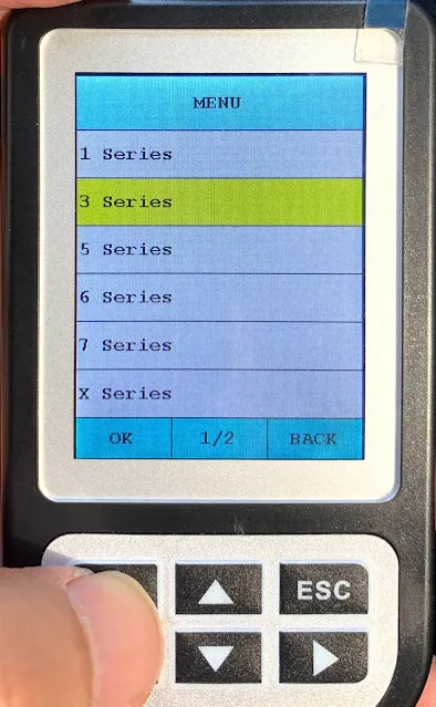 3seriseを選択