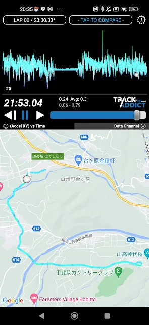 データロガーアプリ Track Addictの使い方 | 愛車の性能を手軽に見える化7